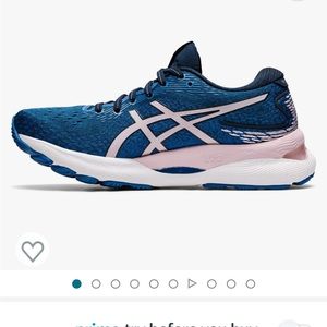 ASICS GEL-NIMBUS 24 in French Blue/Barely Rose - Size 9